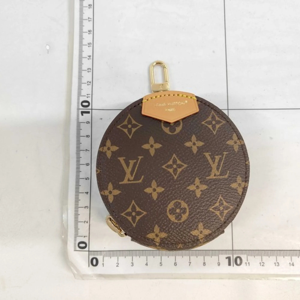 LOUIS VUITTON Brown Monogram Leather Pouch - Picture 2 of 10